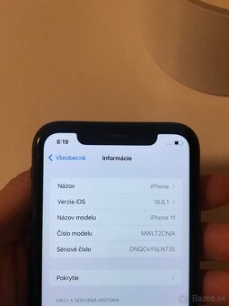 IPHONE 11, 100% BATÉRIA, SUPER STAV - 7