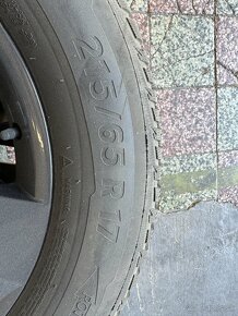 Zimné pneu Michelin alpin5 s alu diskami vhodne na SEAT  VW - 7