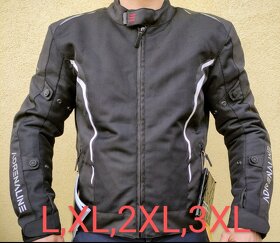 Pánska moto bunda 3druhy Adrenaline- od M po 6XL - 7