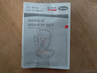 BRITAX ROMER Kidfix XP SICT 15-36 kg ISOFIX - 7