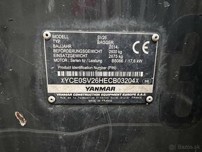 Yanmar SV26 2.7t - 7