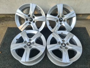 5X108 R16 PEUGEOT ALU DISKY. - 7