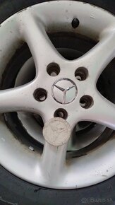 Predám disky na Mercedes W124 a rok jazdené zimné 195/65R15 - 7