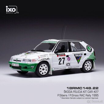 Modely Škoda Rallye 130 a Felicia Kit Car 1:18 IXO - 7