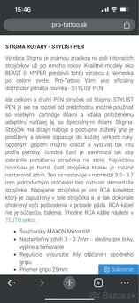 STIGMA ROTART STYLIST PEN TETOVACÍ STROJČEK + BRONC BATTERY - 7