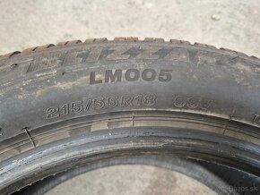 215/55 r18 zimné 2 ks BRIDGESTONE dezén 8,4 mm DOT2022 - 7