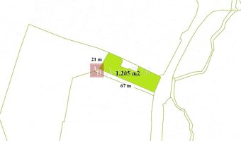 Predaj stavebný pozemok v Bodiciach 1205 m2 - Liptovský Mik - 7