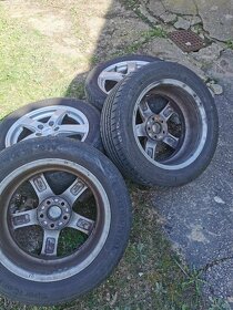 Letné Pneumatiky + disky alu Dezent TY 205/55 R16 5x110 - 7