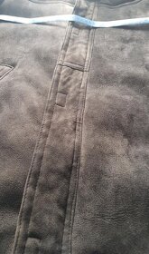 Extra teplý pánsky kožuch/kabát z pravej kože - 7