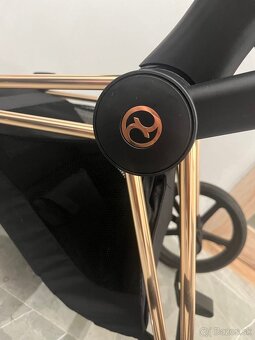 Cybex priam rose gold 4.0/leaf green v záruke - 7