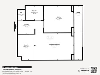 PANORÁMA 6 - NOVOSTAVBA:  2 izbový byt 61,79 m2 (byt, loggia - 7