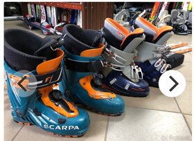 Skialpove lyze Skitrab 164 cm lyziarky Scarpa a Garmont č.42 - 7