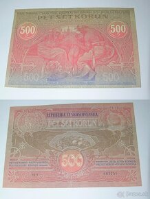 Kopie vzácných 1 republikových bankovek - Mucha - 7