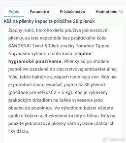 Novy kos na plienky Tommee Tippee - 7