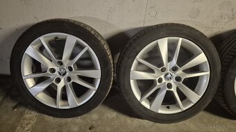 SKODA TRIUS 5x112 R17 + 225/45 LETNE PNEUMATIKY - 7