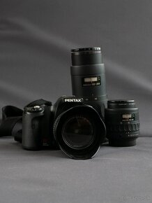 Komplet Pentax K100D 18-55mm 35-80mm 100-300mm - 7