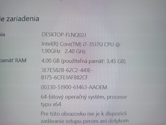 rozpredám notebook Asus zenbook UX31A - 7