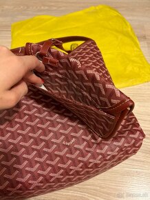 Goyard kabelka Bohéme Hobo - burgundy (GO2) - 7