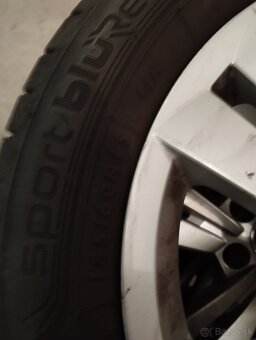 predám Pneumatiky DUNLOP 185/60 R15 s diskami - 7