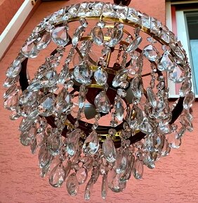 krištálové lustre, kabelka ŽBS, lampy mušľa - 7