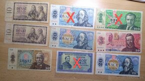 Lot 72ks bankoviek RU, ČSR, SR a ČR - 7