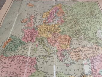 obrovská mapa Európy z roku 1940 Slovenský štát - 7