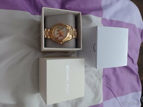 Zlate hodinky Michael Kors - 7