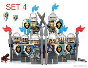 Figúrky Rytieri 2 (8ks) typ lego, nové, nehrané - 7