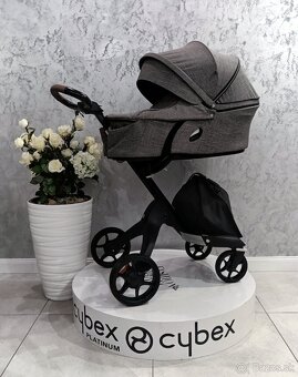 TROJKOMBINÁCIA STOKKE XPLORY V6 BLACK MELANGE BROWN - 7