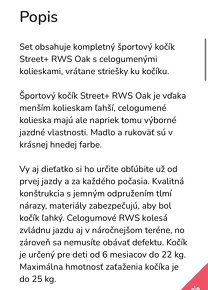 Predám Kočík Petite&Mars Street + RWS OAK - 7