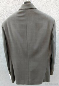 Pánsky oblek antracitovo-hnedý 182/108, na výšku 182-190 cm - 7