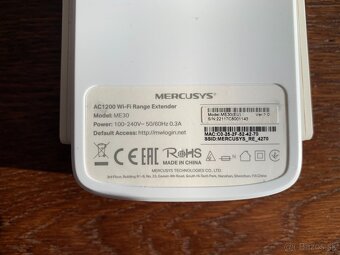 Predám Wifi extendery TP-Link a Mercusys - 7