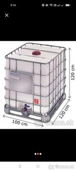 IBC Kontajner 1000l Potravinarsky - 7