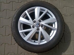 Orig. sada Audi, VW, Škoda, Seat 5x112 R17 + pneu 215/55 R17 - 7