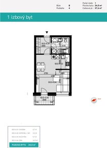 Na predaj 1-izbový byt v novostavbe Noemis, Stupava - 7