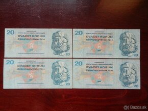 Československé bankovky rôzne série - 7