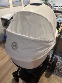 Cybex priam off white Platinum carry cot vanička - 7