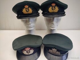 Starožitné originálne vojenské čiapky lekárov - obdobie 1900 - 7