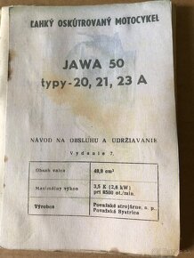 Jawa 50 Pionýr- Návod k obsluhe - 7