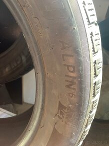 4ks Zimné 205/55 R16 Michelin alpin 6 DOT1918 - 7