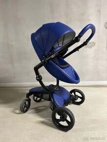 Mima Xari 3G - sedák s korbou Royal Blue, podvozok čierny - 7