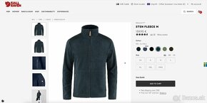 Outdoorová mikina Fjallraven Sten Fleece M - 7