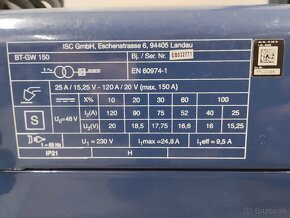 ZVÁRAČKA CO2 EINHELL 150A + fľaša+drôt - 7