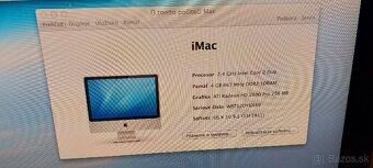 Predám, počitáč APPLE iMAC - 7