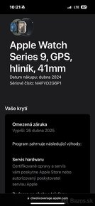 APPLE WATCH series 9 - 41mm – STAV NOVÝCH HODINEK 100% - 7