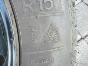 plechové disky + zimné pneu na Peugeot 207 - 7