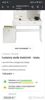 Kozmetický/toaletný stolík - 7