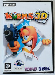 PREDÁM 2 HRY WORMS BLAST+WORMS 3D - 7