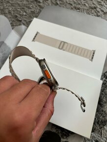 Apple Watch Ultra 49mm Starlight Alpine Loop M - 7