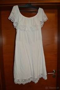 2x biele letné šaty zn. Esmara - 7